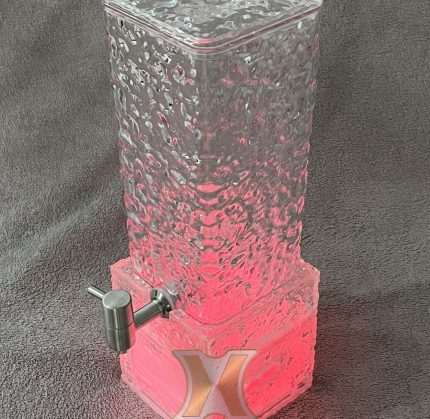 Tháp đựng đồ uống sóng nước có LED